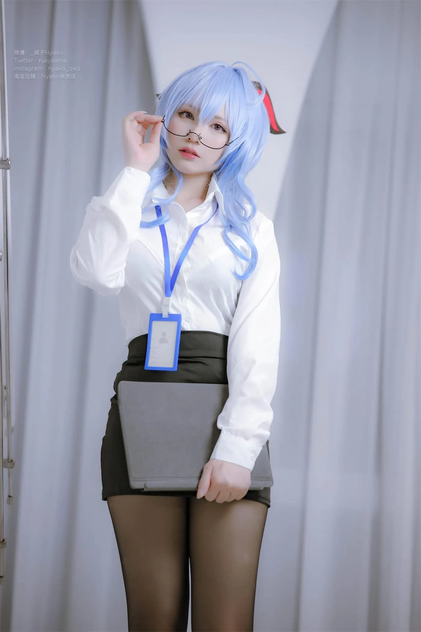 Nyako喵子 – NO.43 原神甘雨OL [79P]插图